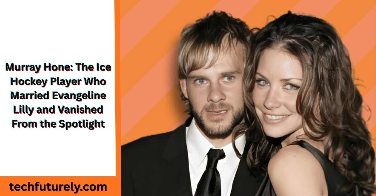 murray hone former Canadian ice hockey player and Evangeline Lilly ex husband