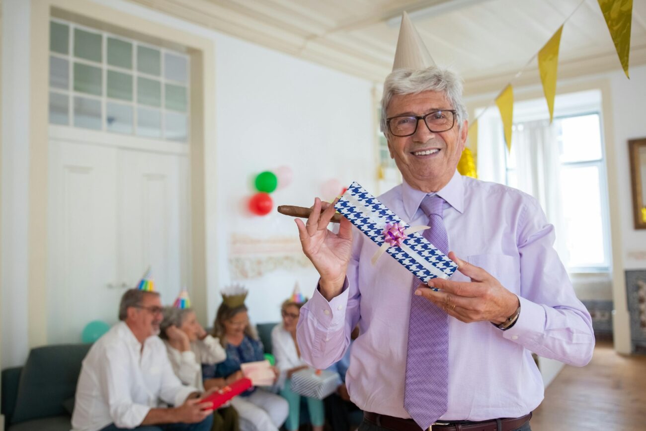 Healthy senior adults staying active and maintaining healthy habits for aging wellness