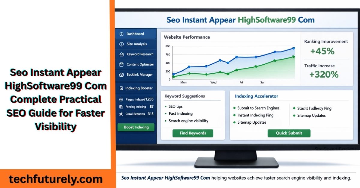 Seo Instant Appear HighSoftware99 Com SEO Indexing Tool Dashboard