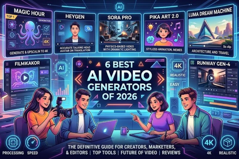 6 Best AI Video Generators of 2026