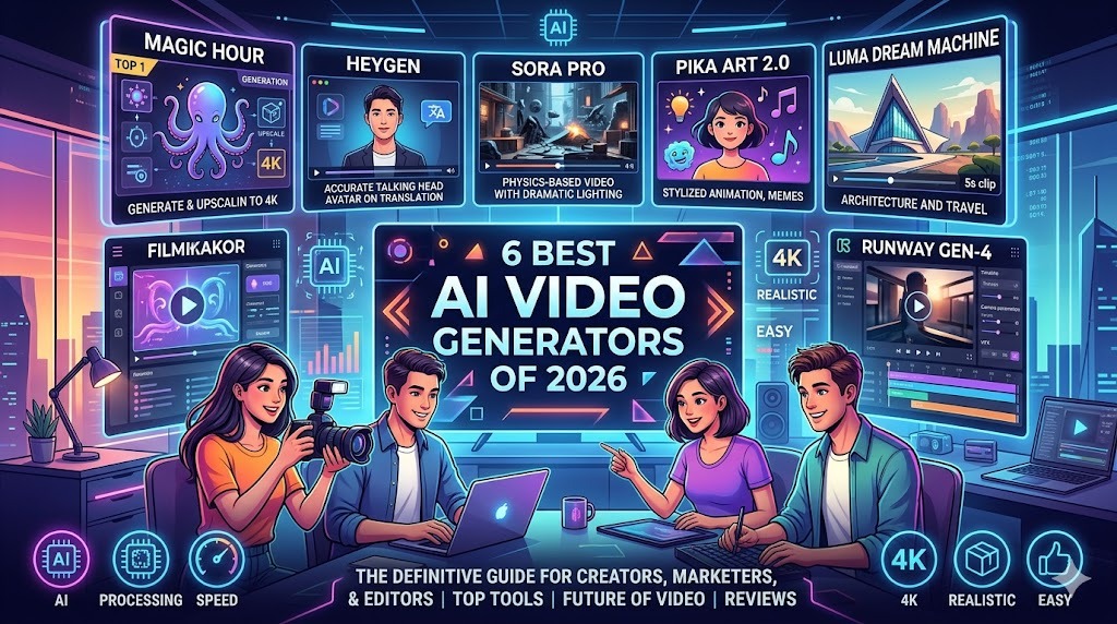 best AI video generator 2026 tools comparison for creators and marketers