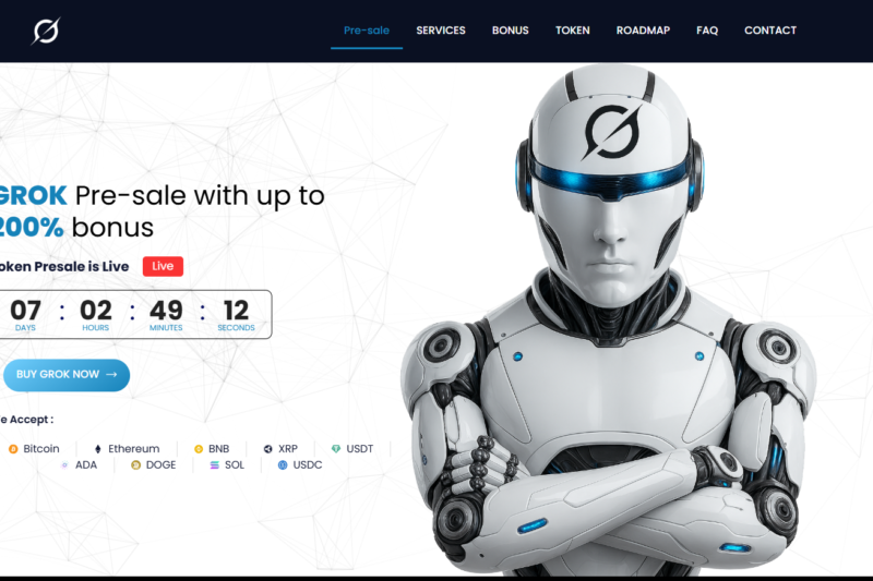 GROK36H Token Presale Launches, Signaling a New Phase in AI-Driven Decentralized Finance